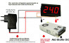 Voltmetro Digital Com Remote 0 - 100v Original  - Vermelho