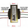 Transformador Trafo 12v 0 12v 2a - 12+12v   110/220v  3 Fios