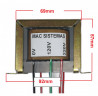 Transformador Trafo 12v 0 12v 2a - 12+12v   110/220v  3 Fios