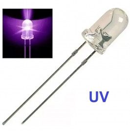 Led 5mm Alto Brilho Ultravioleta UV