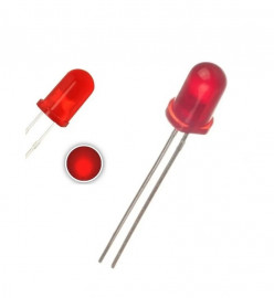 Led Vermelho Difuso 5mm