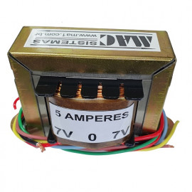 Transformador Trafo 7v 0 7v 5a. Ou 0-14v 3a. 120/220v 4f