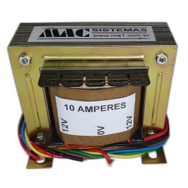 Transformador Trafo 12v 0 12v 10a 12+12v 110/220v Bivolt 4f