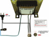 Transformador P/ Carregador + Chave Lento E Rapido 10a 120v