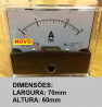 Amper�metro Analogico Ac/dc 15a Sf670 Com Terminais Em Lat�o