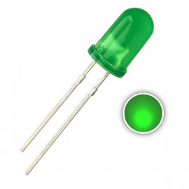 Led Verde Difuso 5mm