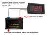 Volt�metro Digital Com Remote 0 - 100v Original  - Vermelho